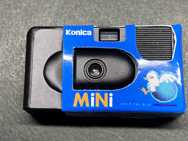 コニカミノルタミニチュアコレクション　撮りっきりコニカMiNi(1992年発売) / ネガフィルムセット 